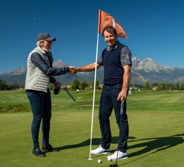 Sir Nick Faldo Visit